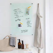 SECONDS Clear Acrylic Dry Erase Notice Board