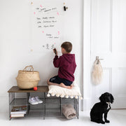 SECONDS Clear Acrylic Dry Erase Notice Board