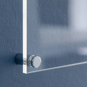 SECONDS Clear Acrylic Dry Erase Notice Board