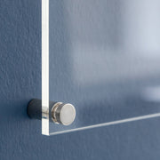 SECONDS Clear Acrylic Dry Erase Notice Board