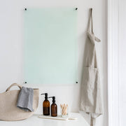 SECONDS Clear Acrylic Dry Erase Notice Board