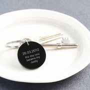 Day You Became My Daddy Acrylic Keyring