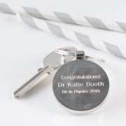 Engraved Exam Success Keyring