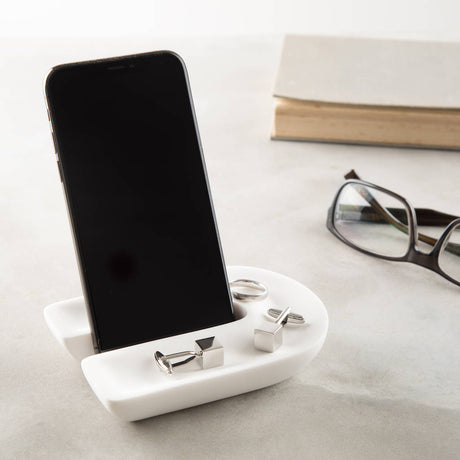 Phone Stand And Accessories Tray For Him
