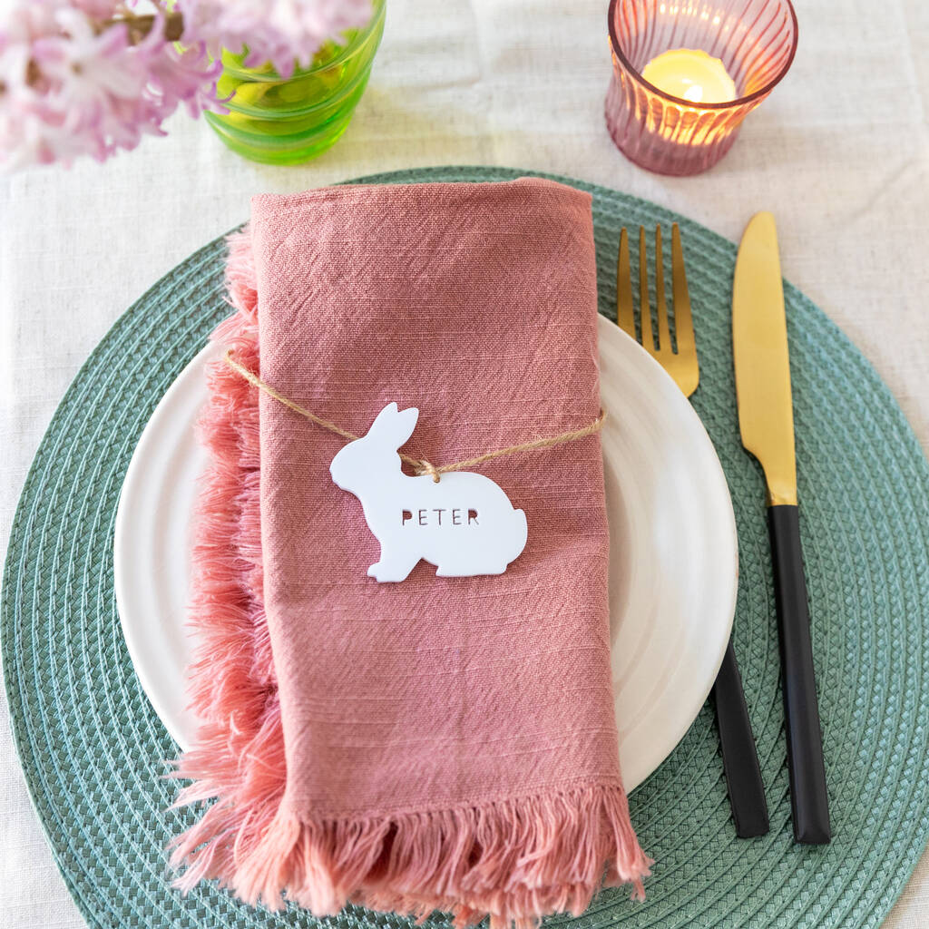 Personalised Acrylic Easter Place Setting