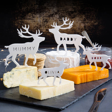 Personalised Arctic Animal Cheese Board Toppers