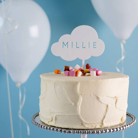 Personalised Cloud Cake Topper