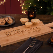 Personalised Couples Large Chopping Board