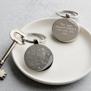 Personalised Engraved Constellation Keyring