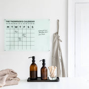 Personalised Family Acrylic Kitchen Planner
