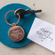 Personalised Handwriting Engraved Keyring