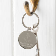 Personalised Hooked On You Keyring