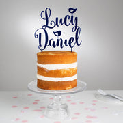Personalised Love Birds Cake Topper