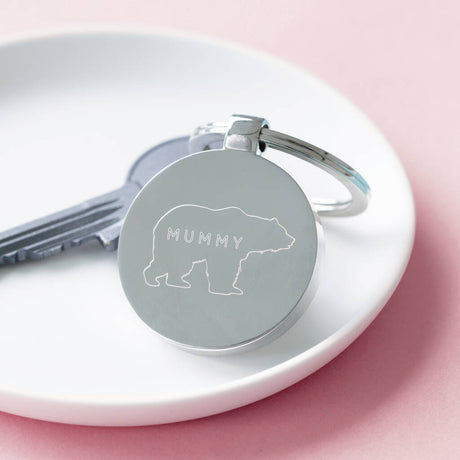 Personalised Mummy Bear Keyring
