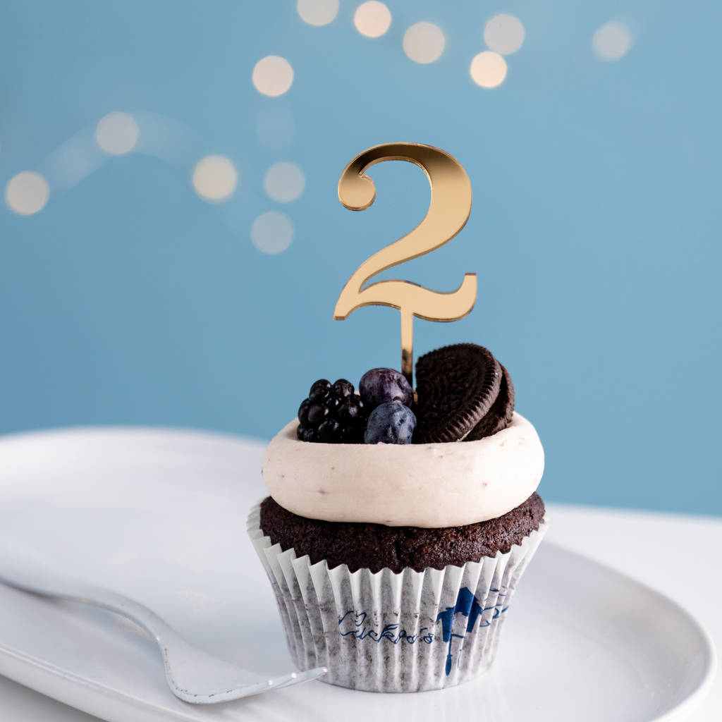 Personalised Age Cup Cake Topper