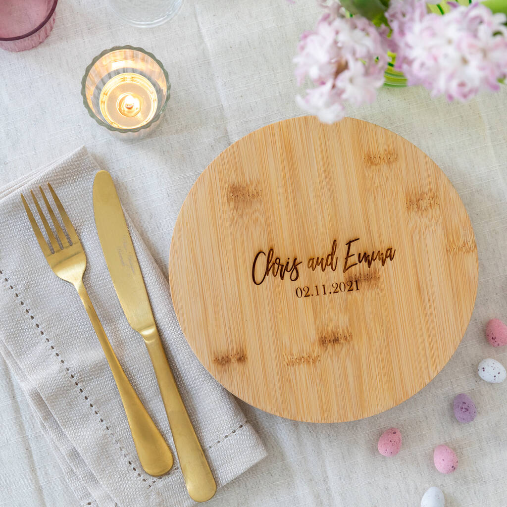 Personalised Round Chopping Board
