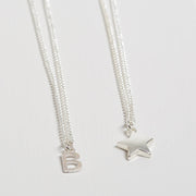 Personalised Teacher Silver Star Necklace