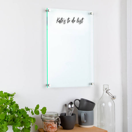 Personalised Wall Mounted Acrylic To Do List
