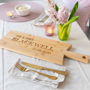 Personalised Couples Wooden Chopping/Cheese Board