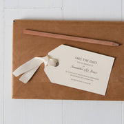 Personalised Wedding Luggage Tag Save The Date