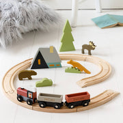 Personalised Wooden Tree Tops Train Set