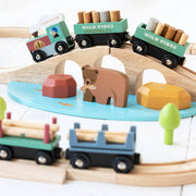 Personalised Wooden Wild Pines Train Set