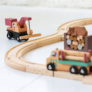 Personalised Wooden Wild Pines Train Set