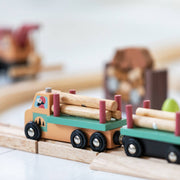 Personalised Wooden Wild Pines Train Set