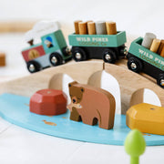 Personalised Wooden Wild Pines Train Set