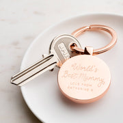 Personalised World's Best Mummy Keyring