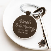 Personalised World's Best Mummy Keyring
