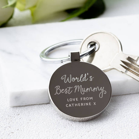 Personalised World's Best Mummy Keyring
