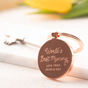 Personalised World's Best Mummy Keyring