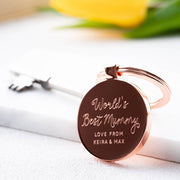 Personalised World's Best Mummy Keyring
