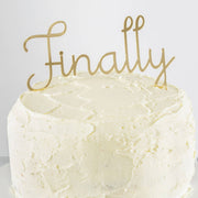 Finally Cake Topper