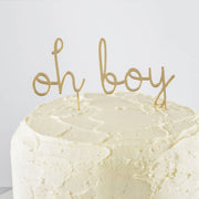 Oh Boy Cake Topper