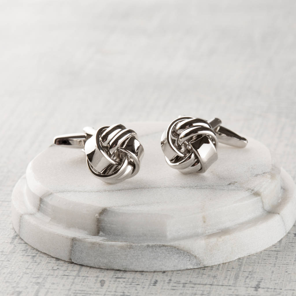 Silver Knot Cufflinks