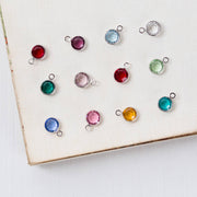 Swarovski Birthstone and Initial Adjustable Bangle