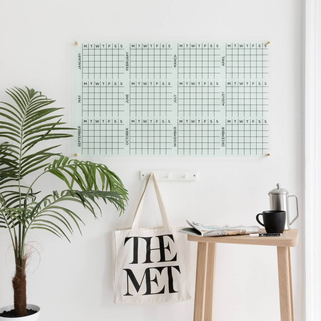 Year To View Acrylic Calendar