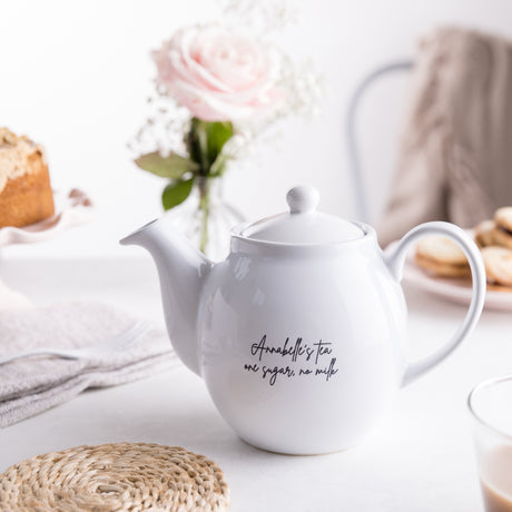 Personalised Engraved Tea For One