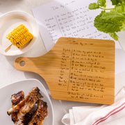 Father's Day Handwriting BBQ Recipe Chopping Board