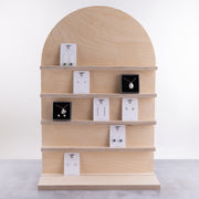 Birch Plywood Curved Jewellery Display Stand