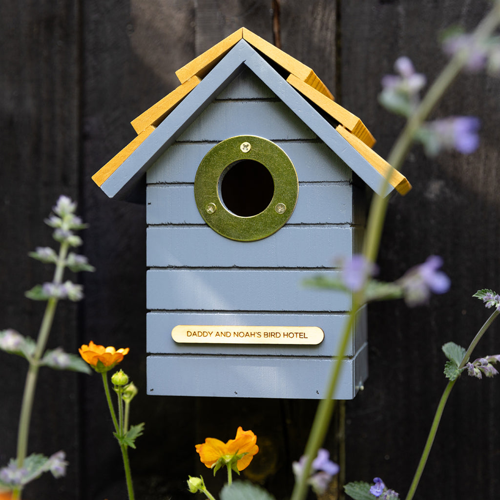 Personalised Father's Day Wooden Bird Nest Box