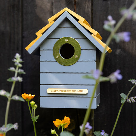 Personalised Father's Day Wooden Bird Nest Box