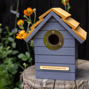 Personalised Wooden Garden Bird Nest Box