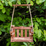 Personalised Wooden Garden Swing Bird Feeder