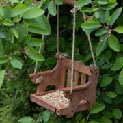 Personalised Wooden Garden Swing Bird Feeder