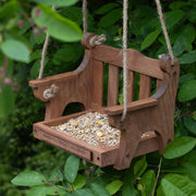 Personalised Wooden Garden Swing Bird Feeder