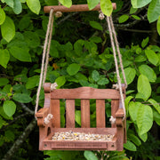 Personalised Wooden Garden Swing Bird Feeder