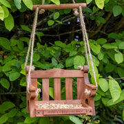 Personalised Wooden Garden Swing Bird Feeder